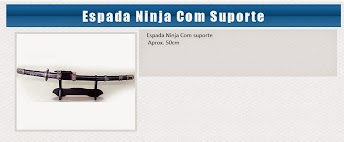 Espada Ninja Com Suporte