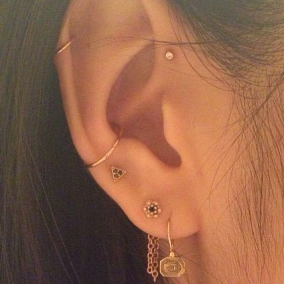 16 Most Popular Ear Piercings Designs For Women
