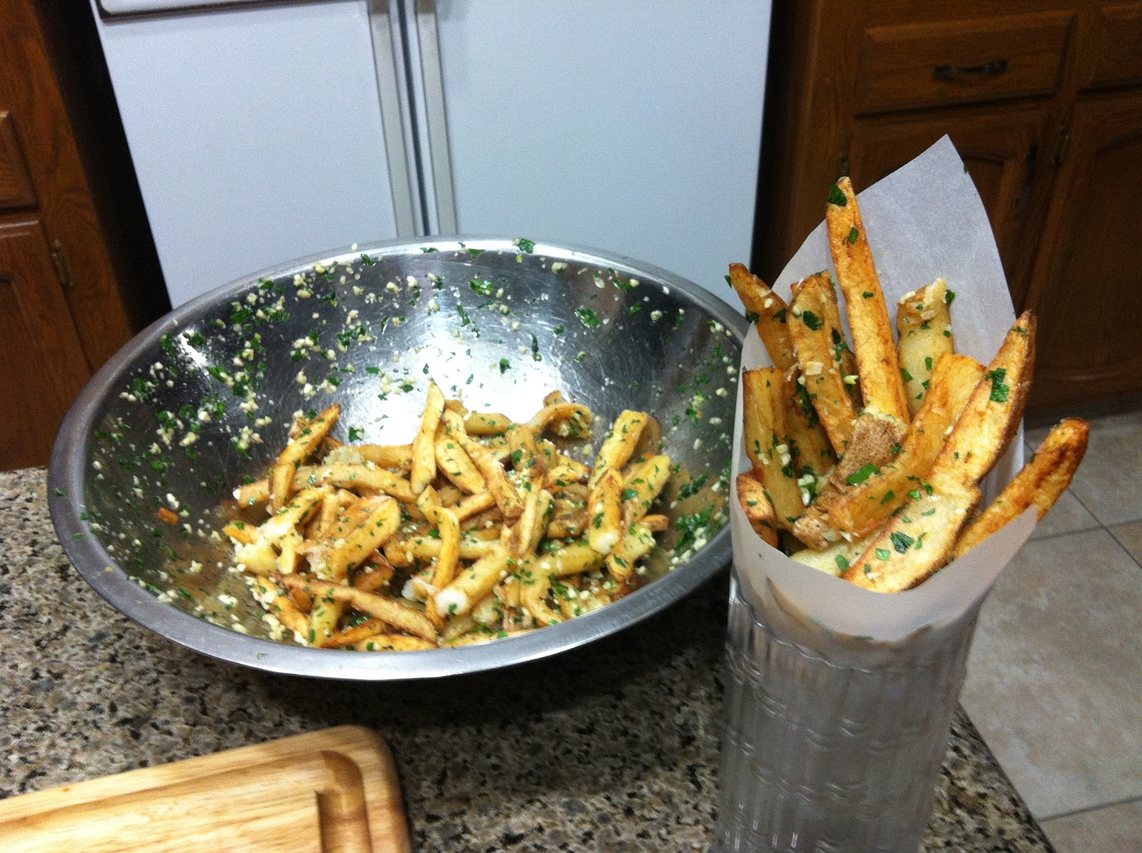 We can always order pizza... Garlic Fries! Get Your Garlic Fries!