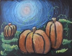 pumpkin drawing oil projects patch grade pastel pumpkins fall halloween drawings pastels fine moonlit lines autumn elementary paintings shading october