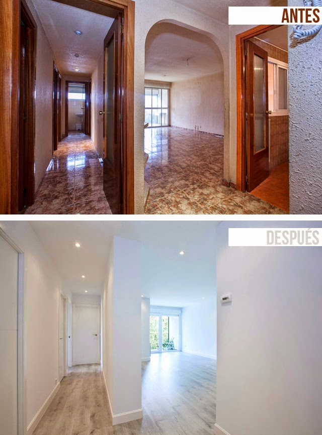 decoración de interiores reforma integral antes después