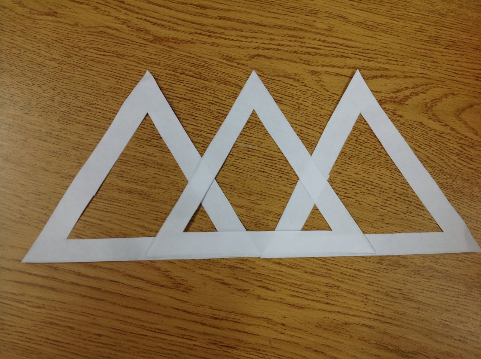 Mrs. Trudo's Math What Can You Do With 3 Triangles?