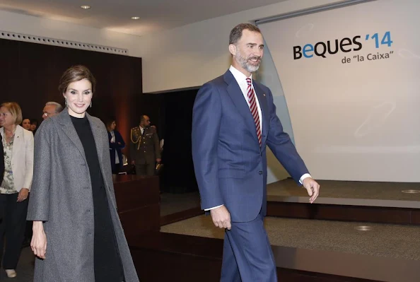 King Felipe VI of Spain and Queen Letizia of Spain preside over the 33rd edition of the Caixa scholarship award ceremony