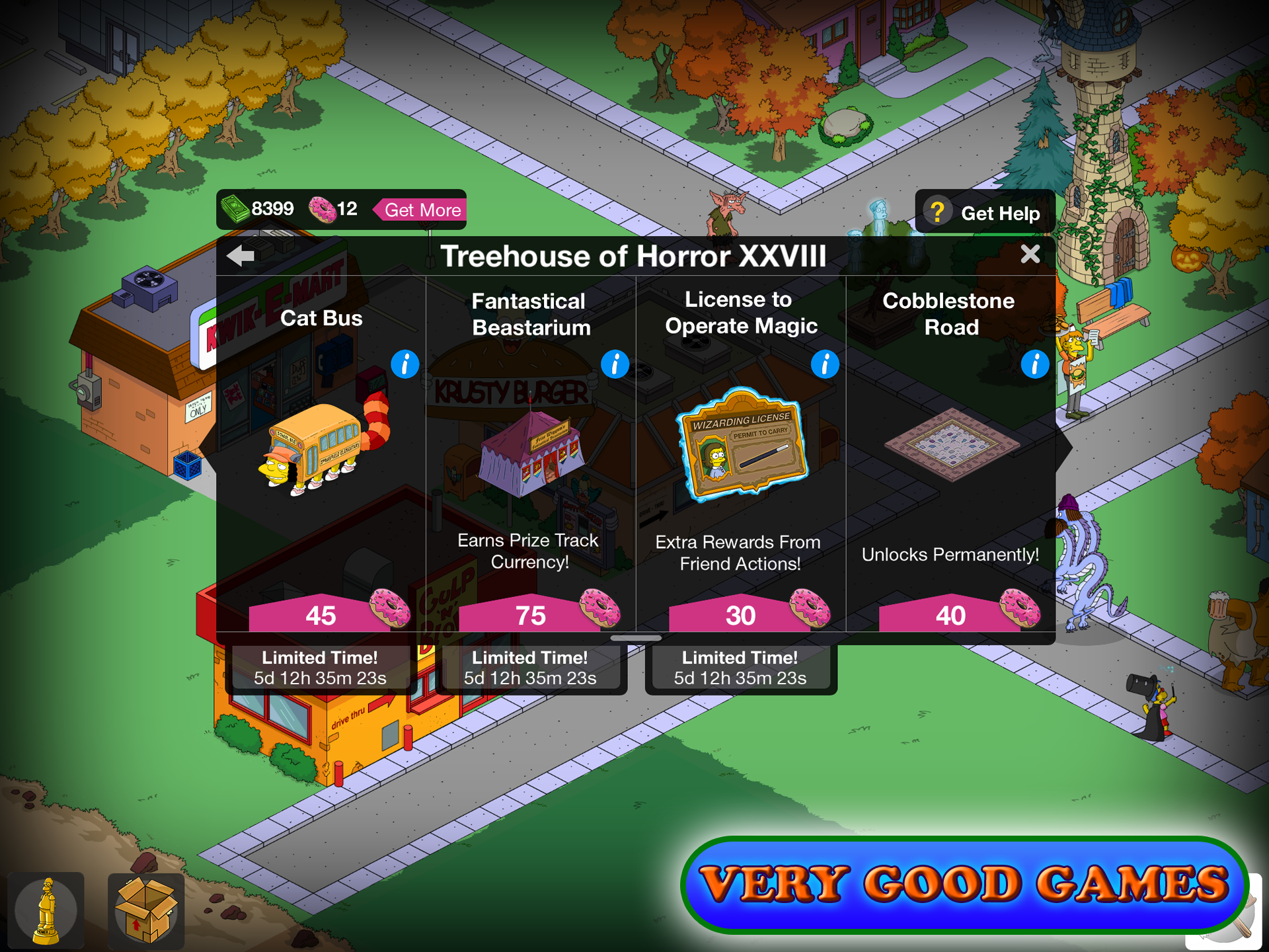 The Simpsons: Tapped Out - game objects for donuts