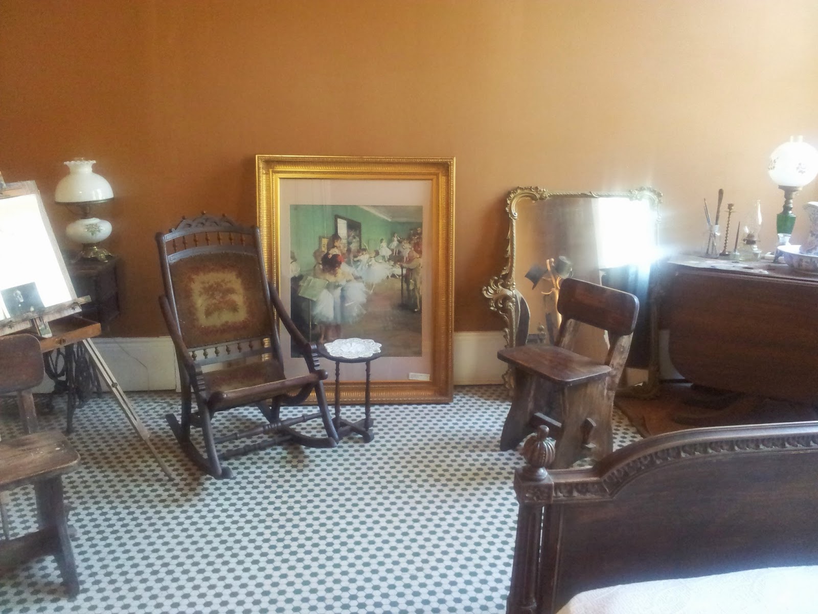 Edgar Degas' bedroom - Degas House, New Orleans