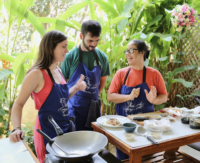 Thai Secret Cooking Class Photos. March 11-2017. Pa Phai, San Sai District, Chiang Mai, Thailand.