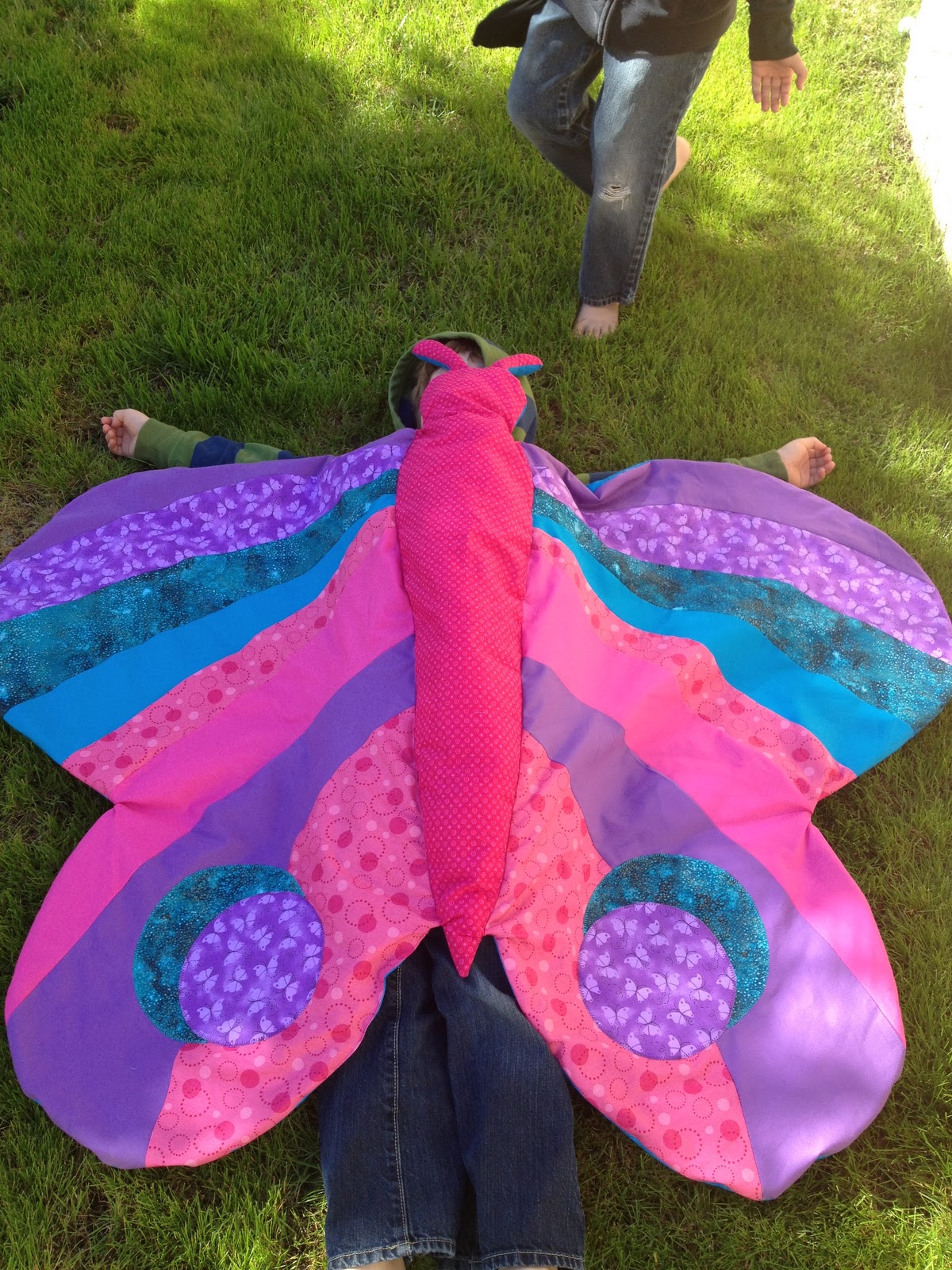 Exploding Butterfly Quilt Pattern Polka Dots and Butterflies: Butterfly Quilt
