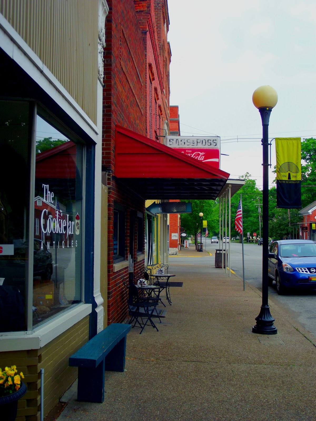 Indiana Photo of the Day Downtown New Harmony, Indiana