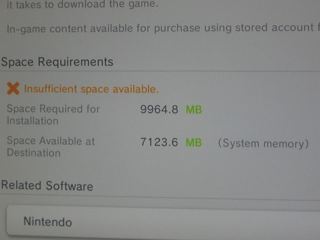 Fatal Frame Maiden of Black Water Wii U eShop space requirements memory size free-to-start