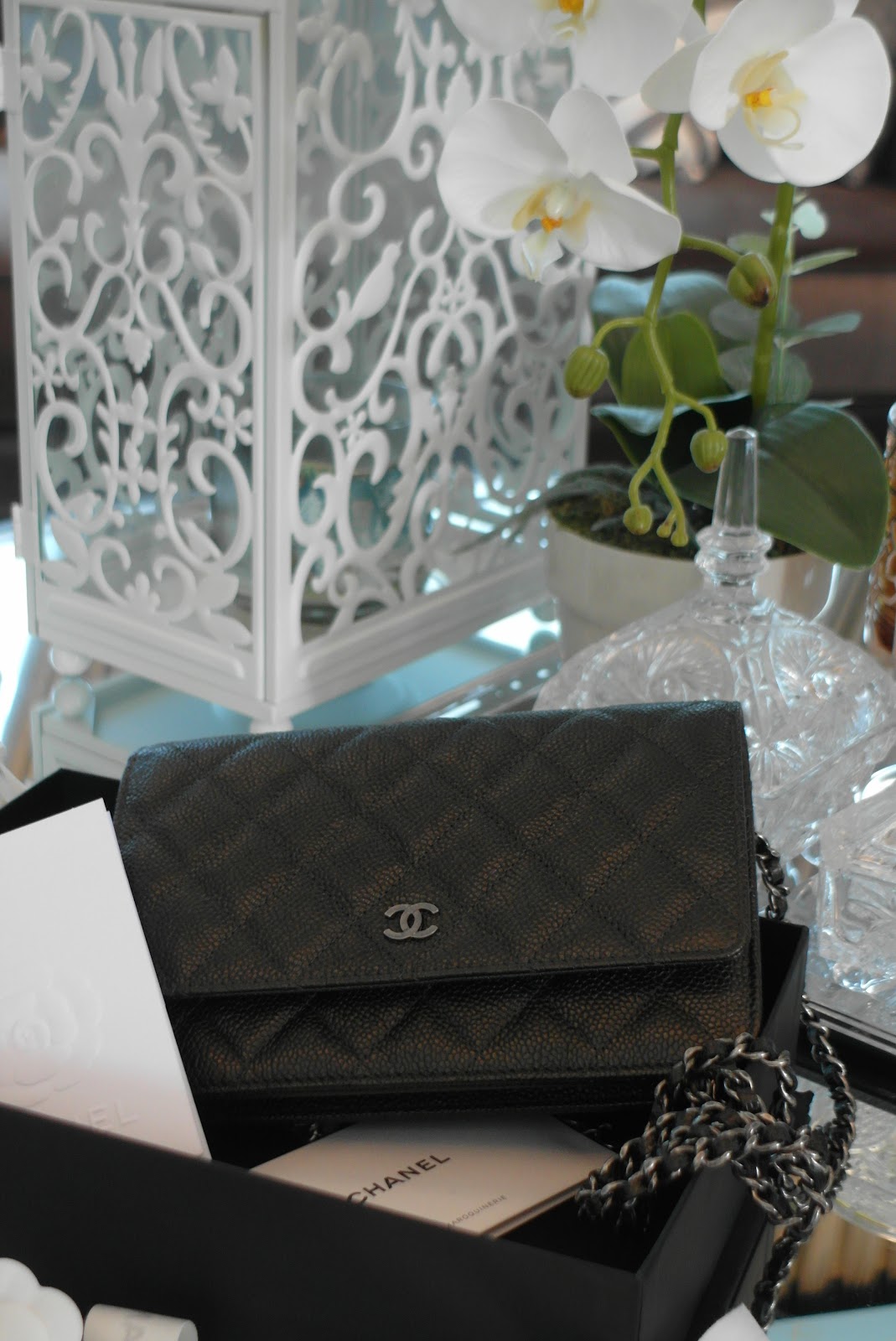 Lizzie as a Mummy: Chanel Wallet On Chain (WOC)