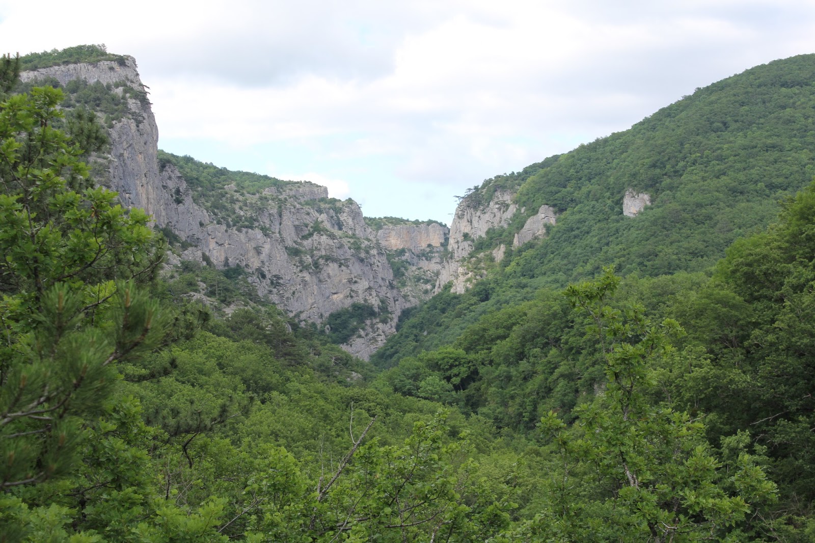 Большой каньон Крыма вид сверху