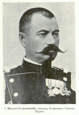 Milos Bozanović, General, Commandant of the Užička Army
