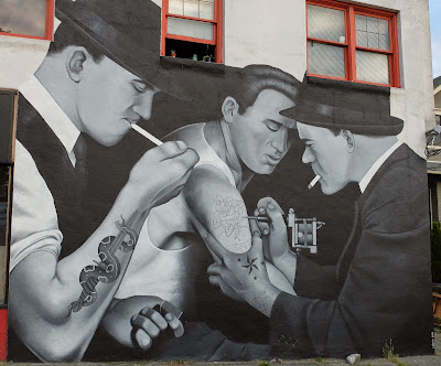 Slave to the Needle Mural–Cabron Mural