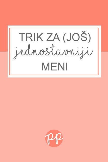Trik za jednostavnije planiranje menija