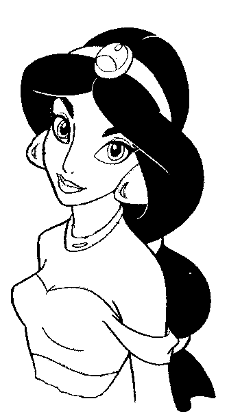 Download Disney Princess "Jasmine" Coloring Pictures