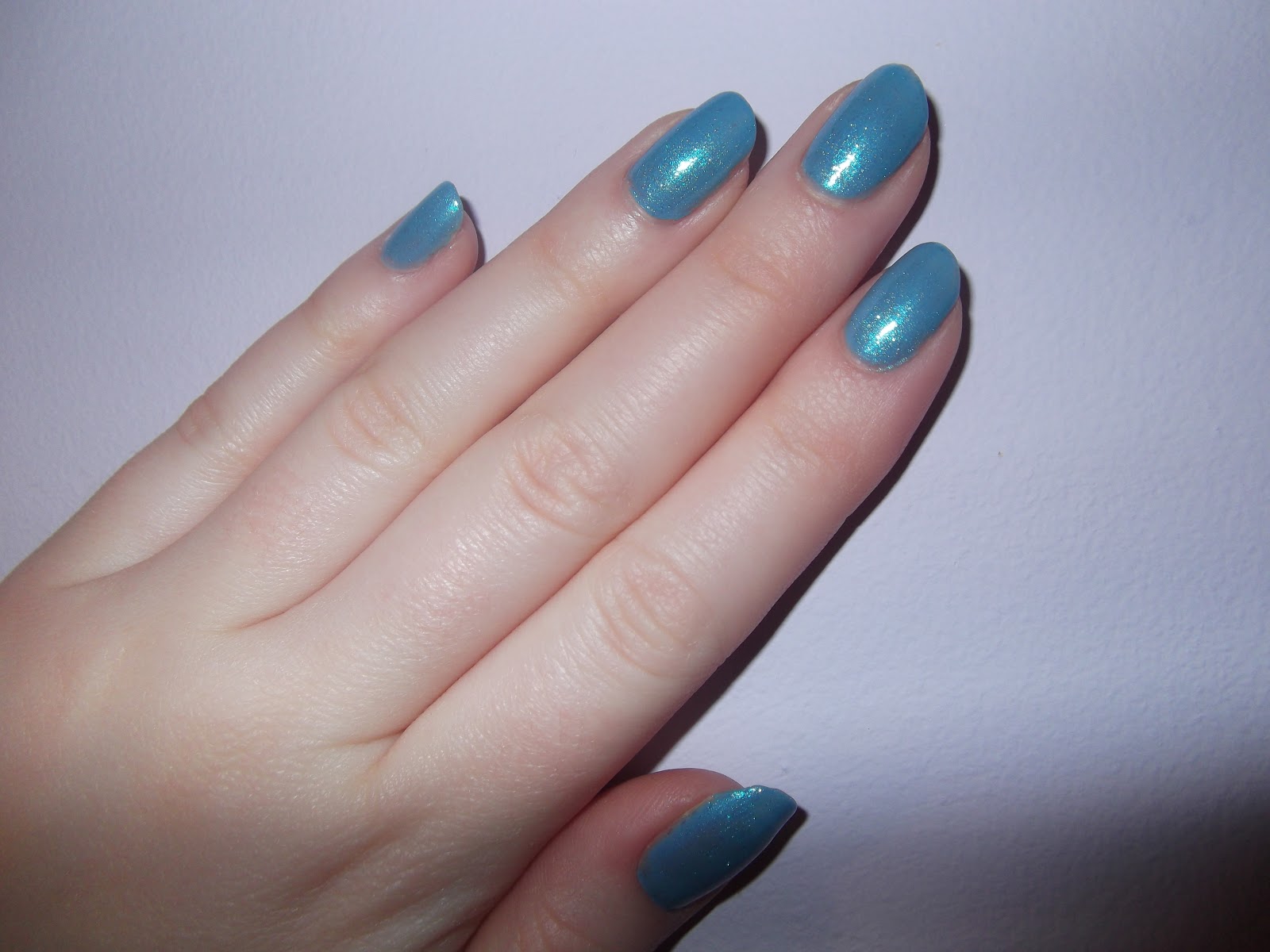 Blondie's Style Fix Barry M & Beauty UK Sky Blue nail paint...
