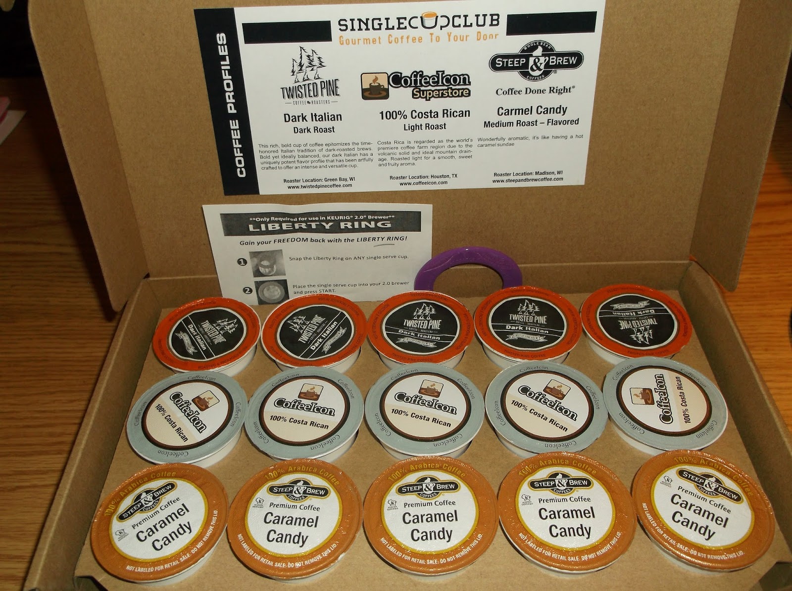 Missy's Product Reviews Single Cup Club February Box