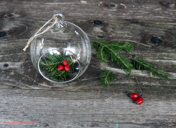 Bolas navideñas de vidrio 