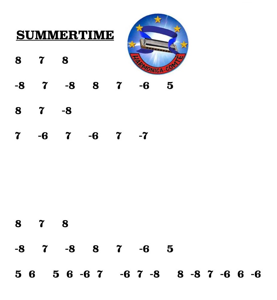 Harmonica Comté Summertime