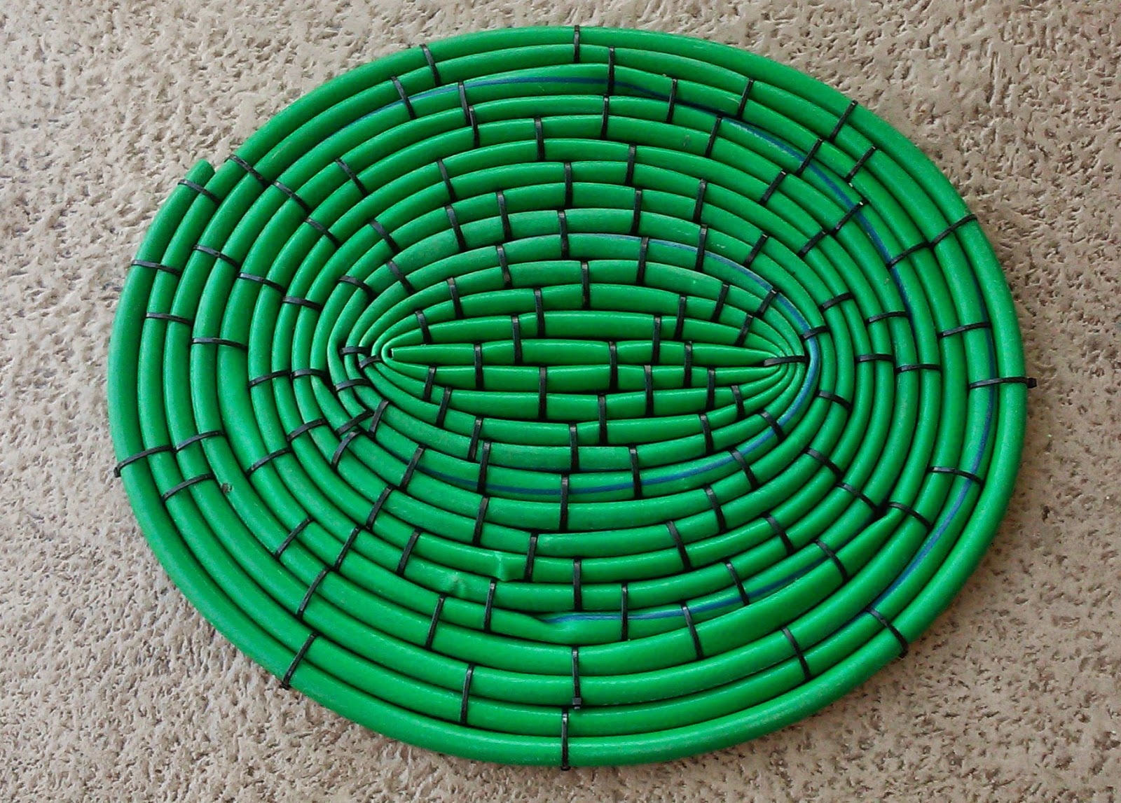 Remakes and Redos from the Revamp Camp Garden hose upcycle