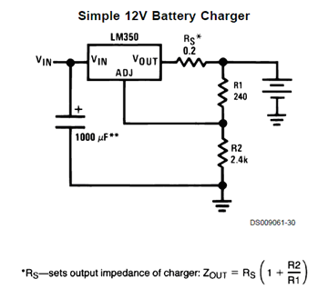 Schematics diagrams: 12V 3A Battery charger schematic