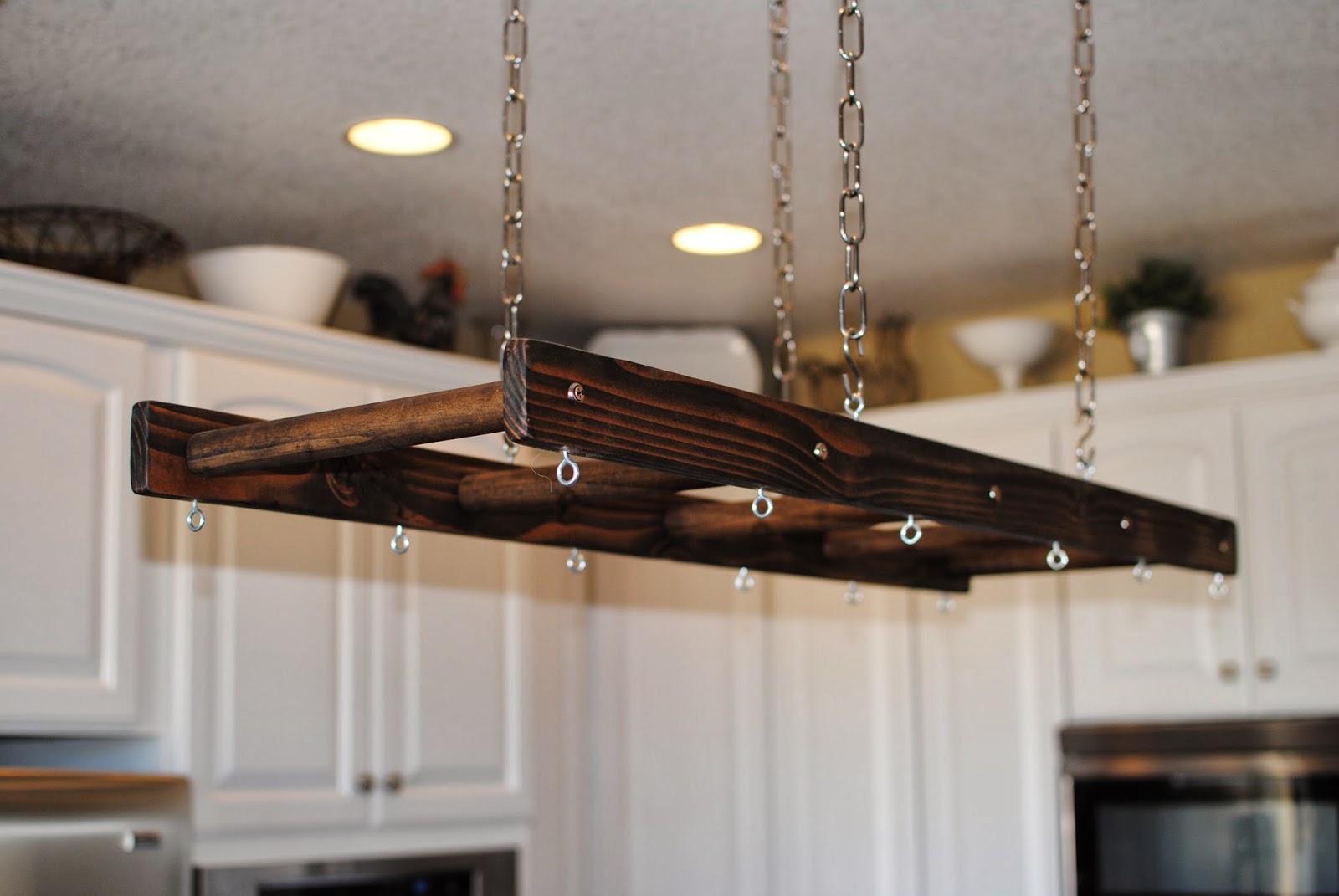 Edna Faye Creations Rustic Pot Racks and Ladders