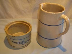 Milk Pitcher & Butter Crock