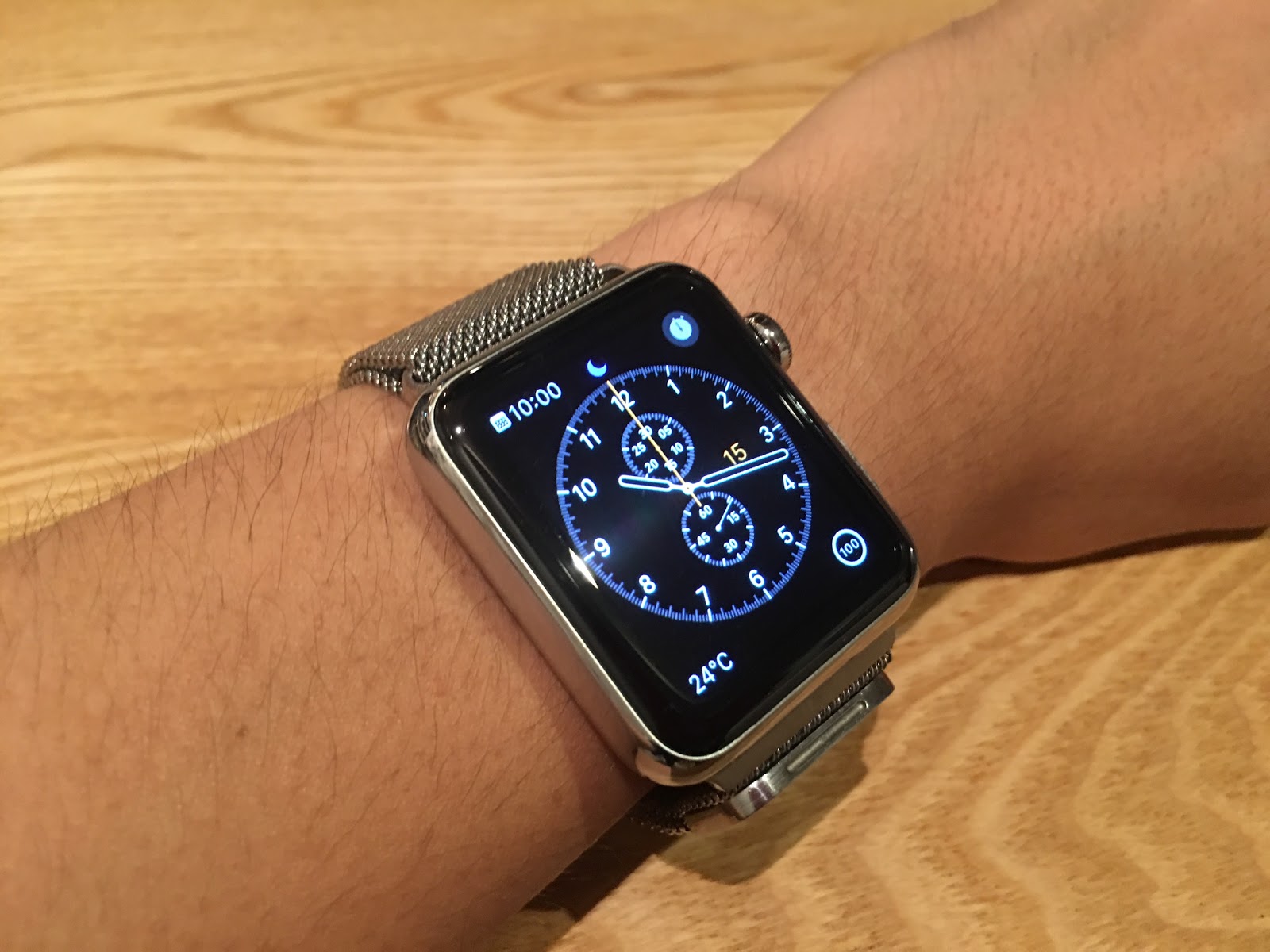 apple watch（初代）とpebble time steelキックコネクト