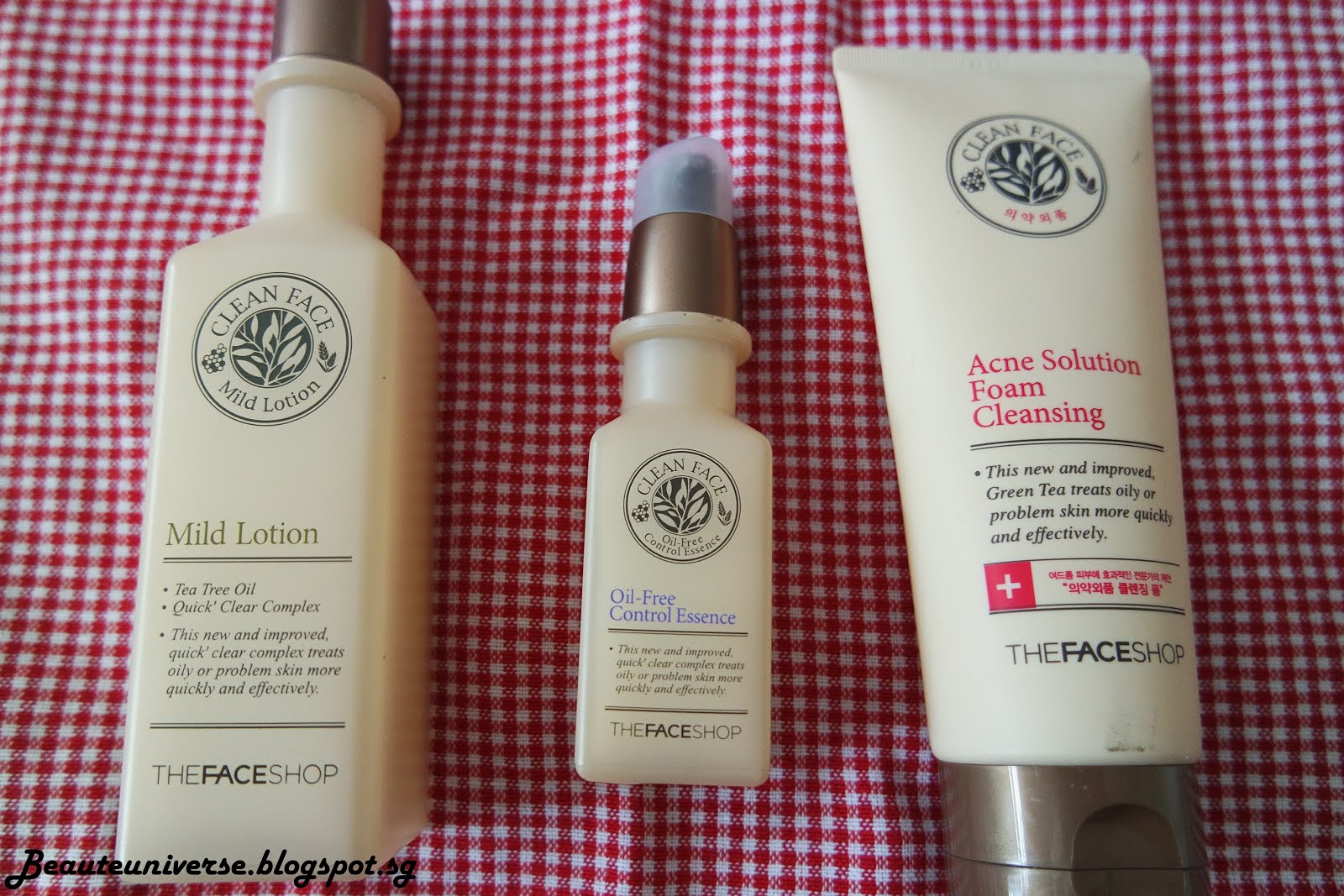 clean face acne solution foam cleansing