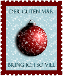 Clipart Weihnachtsbriefmarke