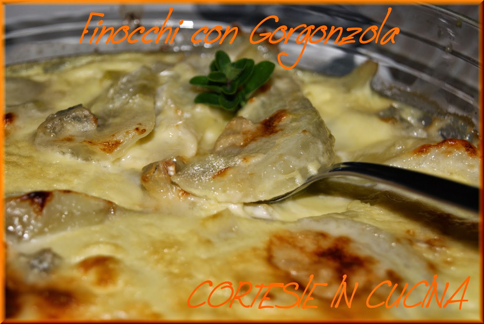 finocchi con gorgonzola