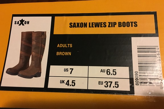 Saxon Ladies Lewes Zip Boots