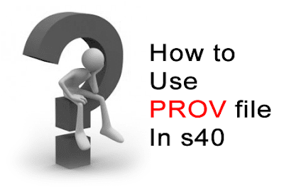 How To Create PROV file Configuration Settings