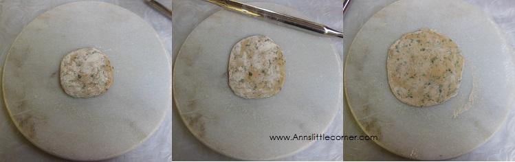 How to make Ajwain Chapati- Step 5