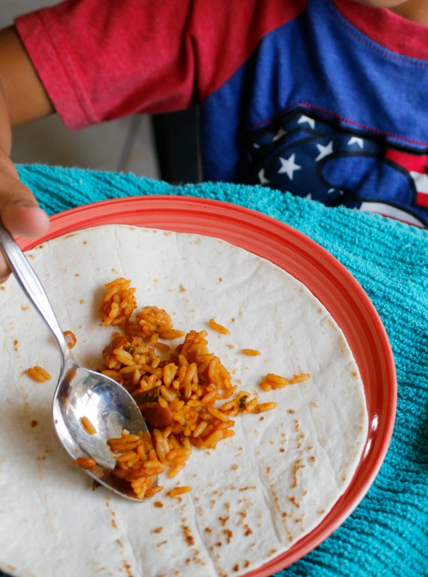 Kid Friendly Cheesy Pinto Bean and Rice Burritos Jordan's Easy