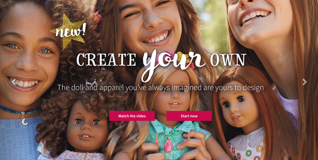 american girl website create your own