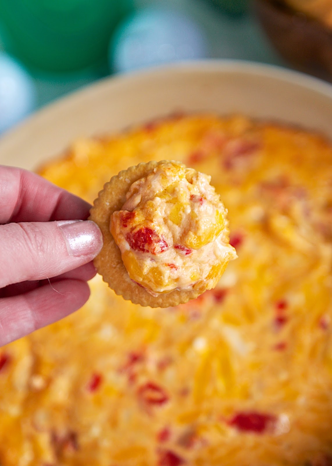 Baked Pimento Cheese Dip {The Masters} Plain Chicken®