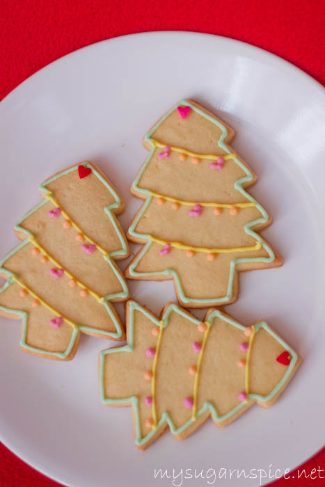 Christmas Tree Biscuit