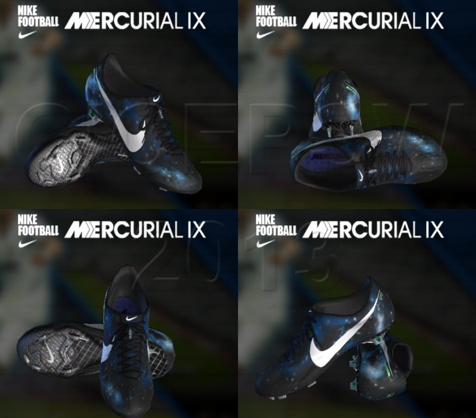 (New) Boot Nike Mercurial Vapor IX CR7 Galaxy - PES EDITING INDONESIA