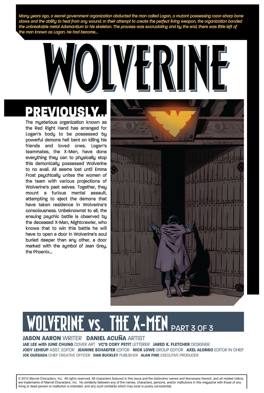 Read online Wolverine (2010) comic -  Issue #8 - 2