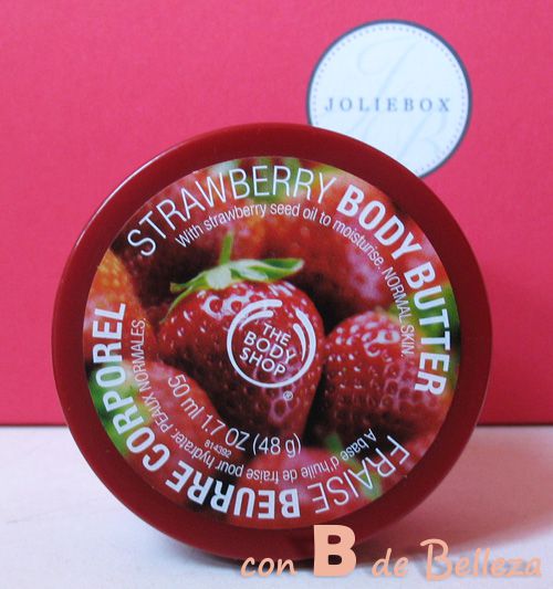 Strawberry body butter