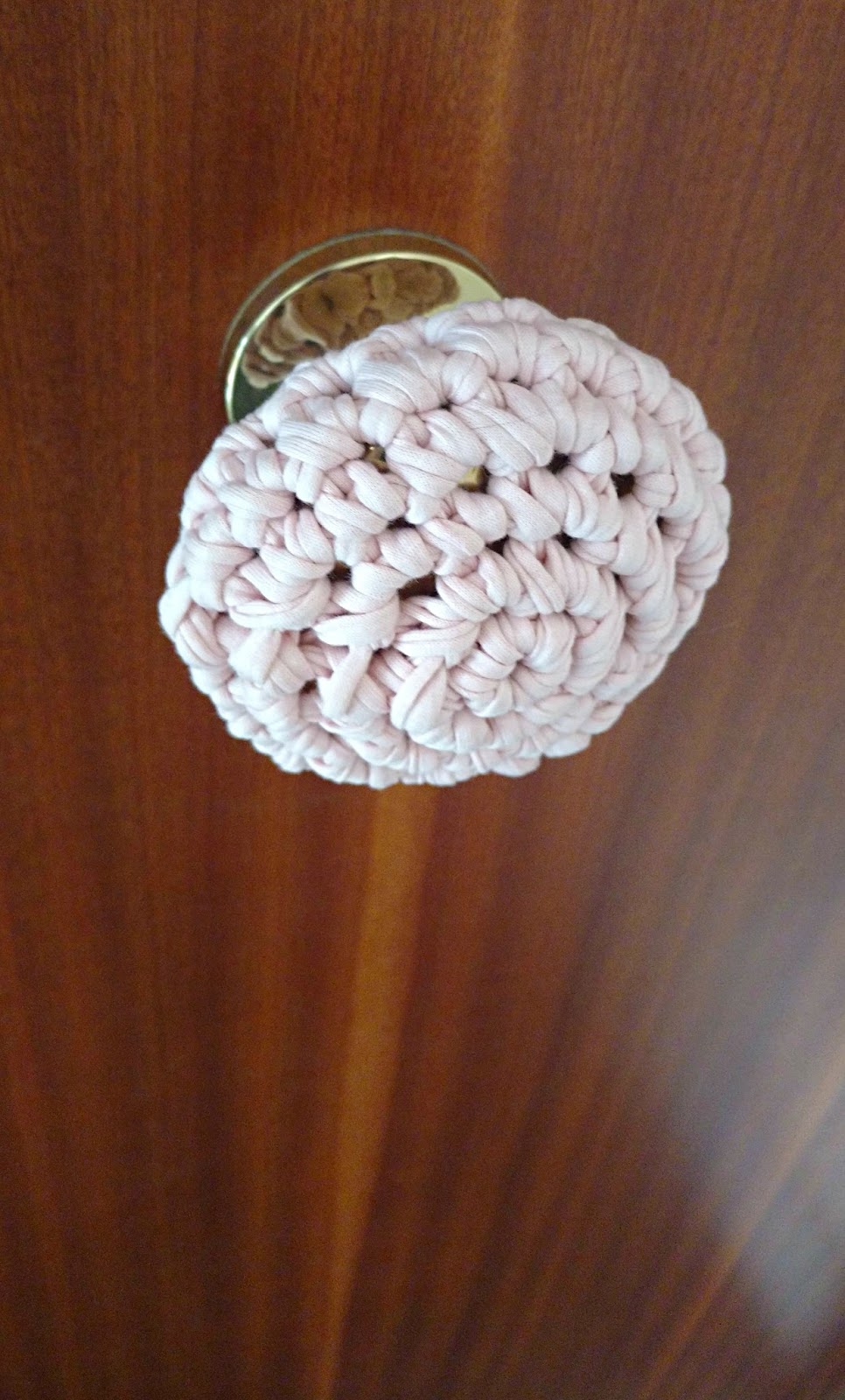 Crochet door knob round covers