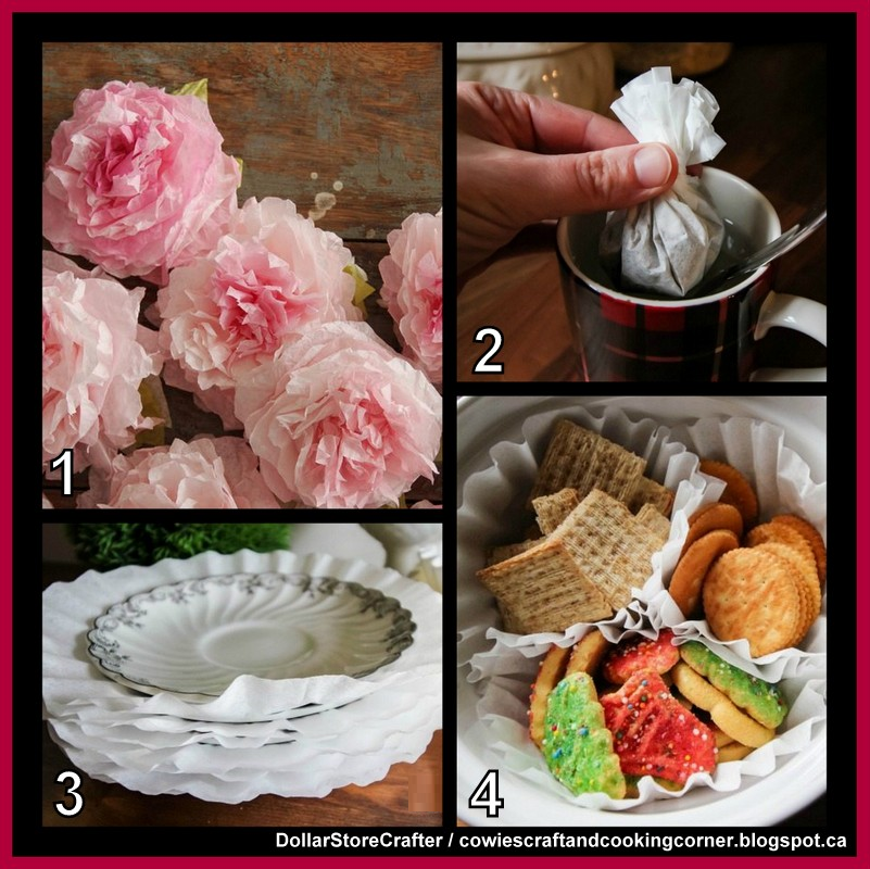 Dollar Store Crafter 4 Dollar Tree Coffee Filter Hacks