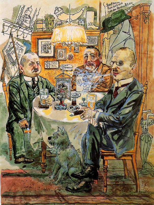 Painting of Grosz artist, Grosz paintings