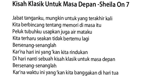 Sebuah Kisah Klasik Lirik Sebuah Kisah Klasik Lirik