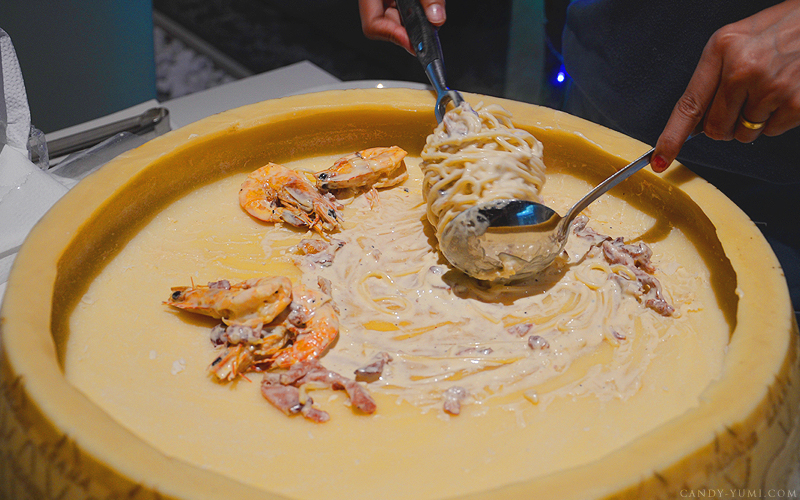 Candy Gets Hungry 5 Cheese wheel pasta in Petaling Jaya Jekyll