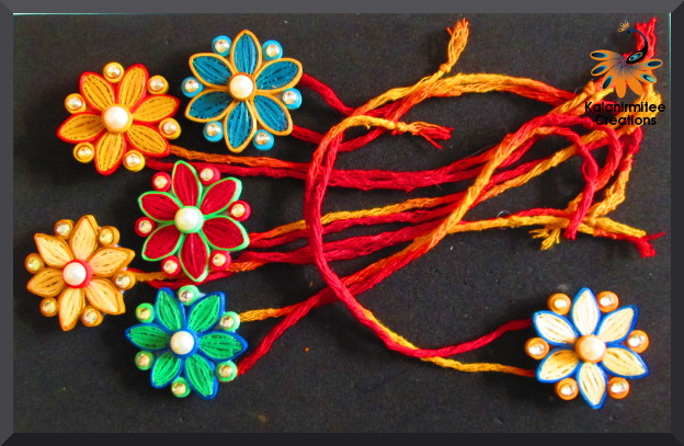 Quilling Rakhi Tutorial | quilled rakhi tutorial kalanirmitee creations Quilling Rakhi Tutorial | quilled rakhi tutorial kalanirmitee creations