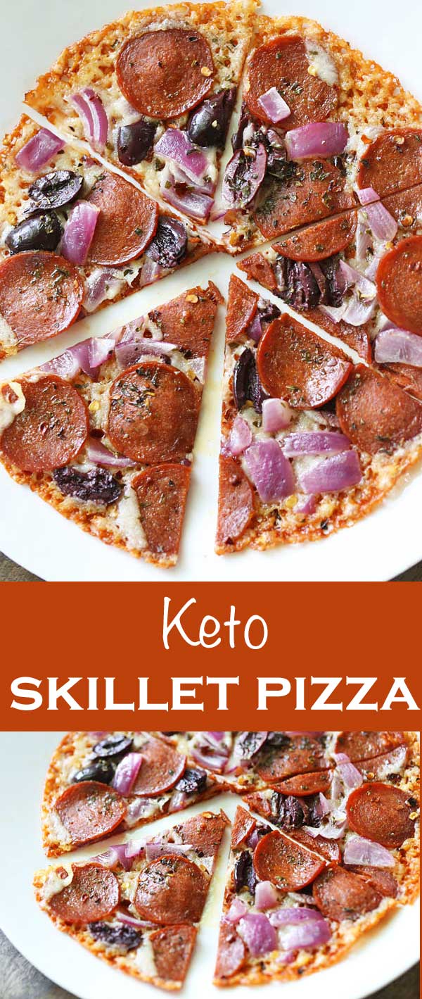 Keto Skillet Pizza Recipe Smells Tasty