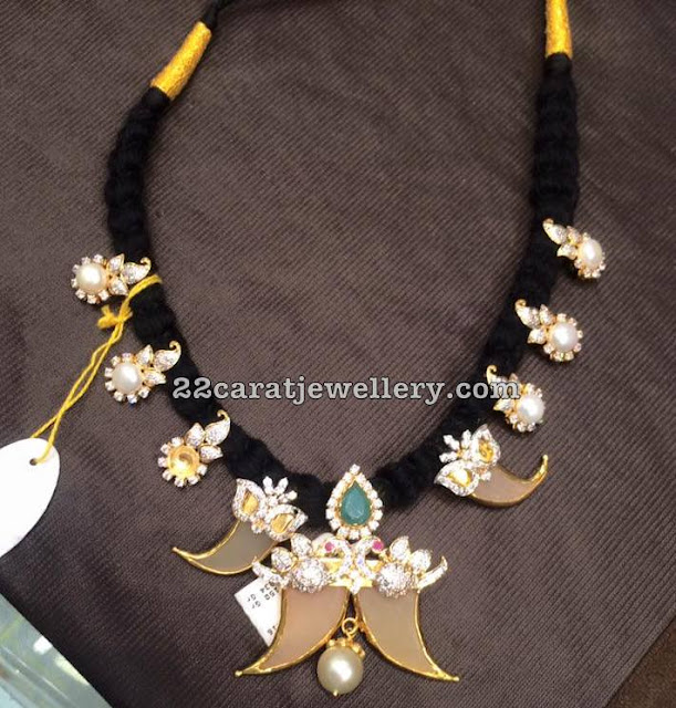 Very Simple Black Dori Necklaces