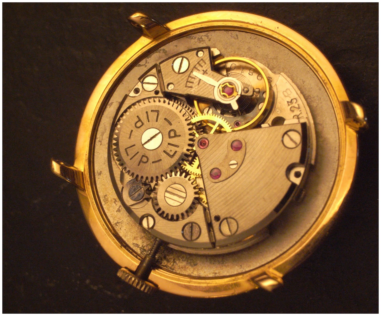 Mouvement De Montre Mécanique Vintage LIP - Occasion - Pour Collection Ou Réparation